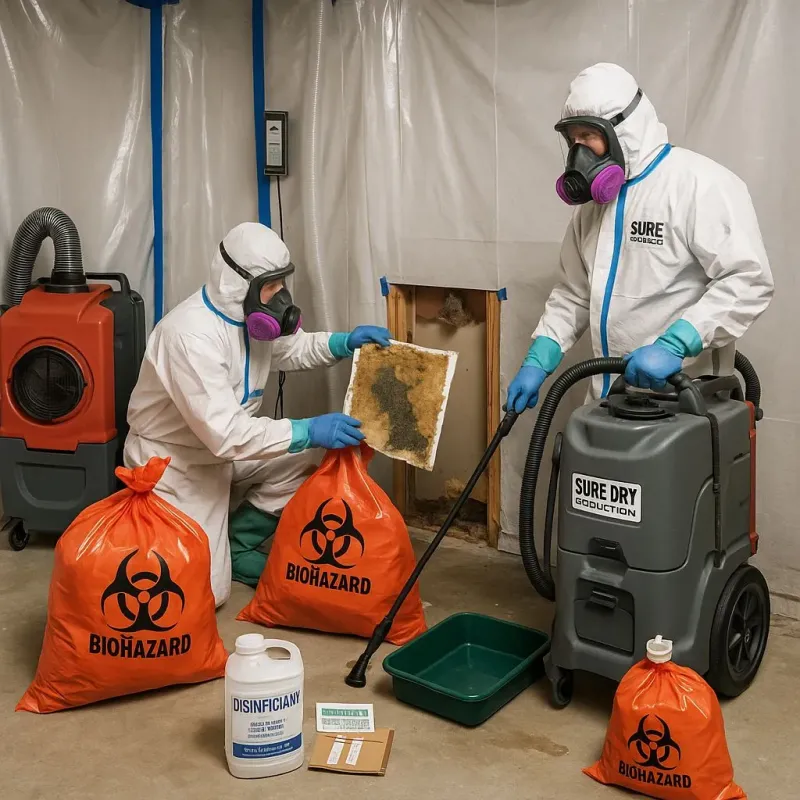Contaminated Water Handling Protocols process in Jesup, IA