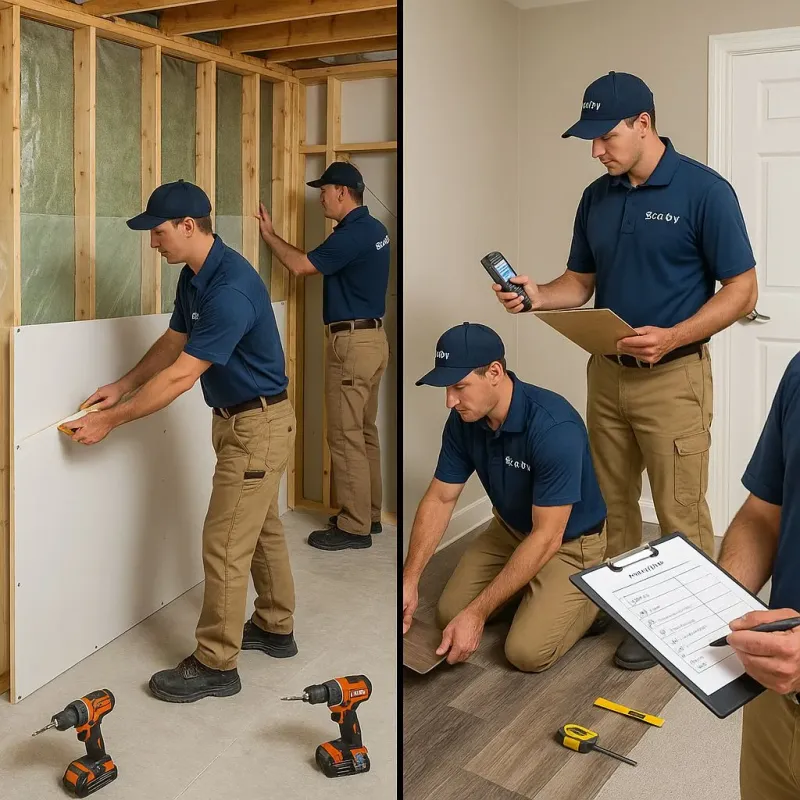 Repairs and Reconstruction process in Jesup, IA